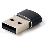 Gembird Adapter USB A męski do USB typu C żeński, czarny - 1351656 - zdjęcie 1